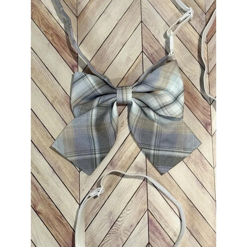 Bow Tie Set Plaid Necktie Accessories‎ 5 Piece Lot Kids Preppy School Easter